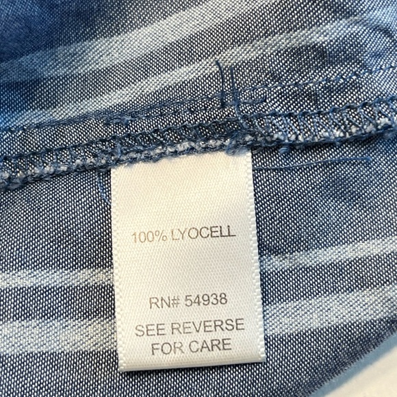 Appraisal Women Blue Strip dress. Size XL - Picture 15 of 16